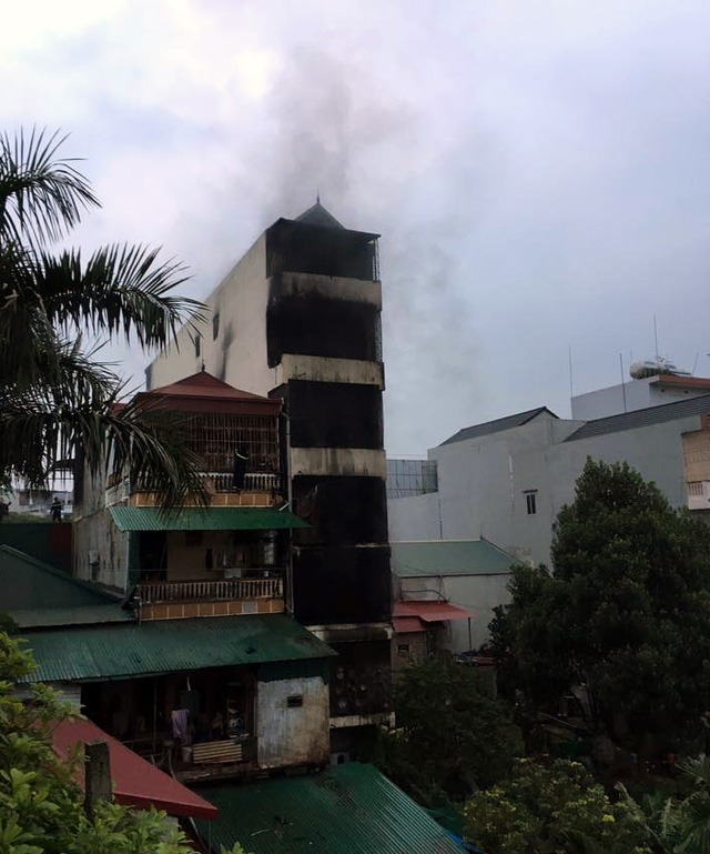 cháy lớn ở Hà Nội, cháy nhà 5 tầng, hỏa hoạn tại hà nội