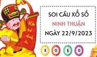 Soi cầu xổ số Ninh Thuận ngày 22/9/2023 hôm nay thứ 6