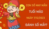 Con số may mắn tuổi Mão 7/12/2023 – Hôm nay đánh con gì?