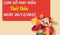 Con số may mắn hôm nay tuổi Dần ngày 26/12/2023