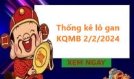 Thống kê lô gan KQMB 2/2/2024