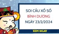 Soi cầu lô VIP xổ số Bình Dương ngày 23/2/2024 hôm nay thứ 6