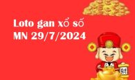 Loto gan xổ số miền Nam 29/7/2024