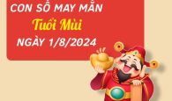 Con số may mắn tuổi Mùi hôm nay ngày 1/8/2024 túi tiền rủng rỉnh