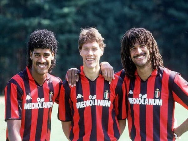 "Tam tấu Hà Lan" (Rijkaard - Gullit - Van Basten) của AC Milan