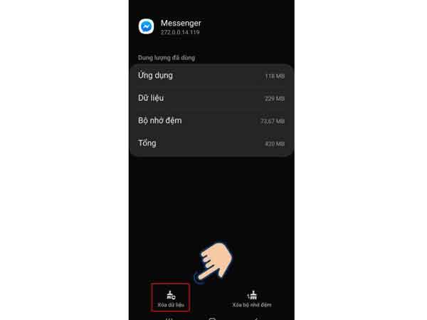 Cách đăng xuất messenger thủ công trên Iphone