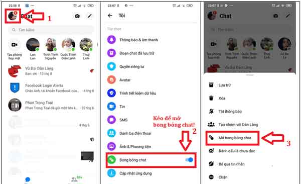Cách ghim tin nhắn trên Messenger bằng điện thoại